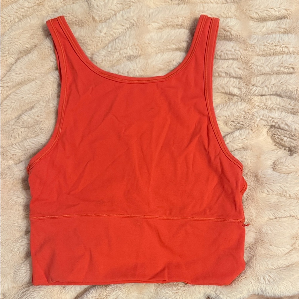 lululemon align Orange/Coral reversible tank top